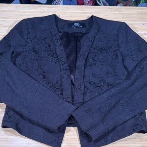 Tart Collections Black Textured Blazer